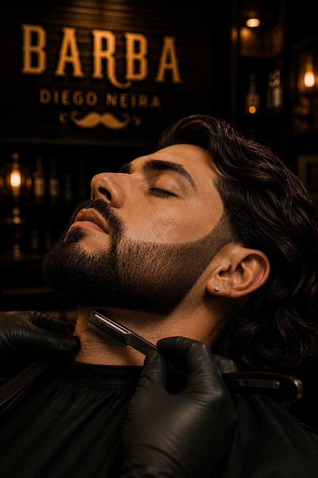 Diseño y perfilado de barba profesional en Diego Neira Bogotá